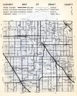 Grant County Highway Map, Minnesota State Atlas 1954